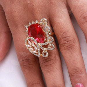 Ruby red Ring for Women