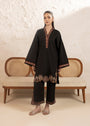 Black Kurta Set for Women