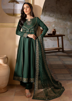 Bottle green Maxi for Women