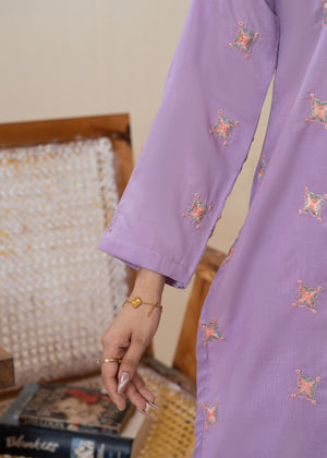 Lilac Kurta Set for Women