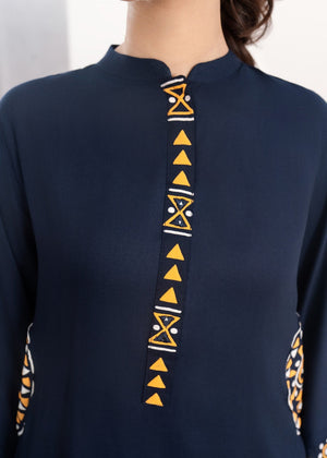 Navy blue Kurta Set for Women