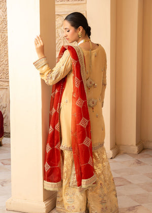 Beige Gharara for Women