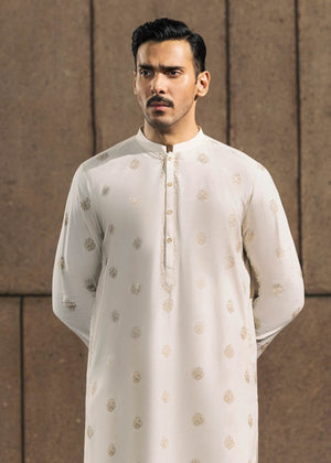 Off-white Kurta for Men