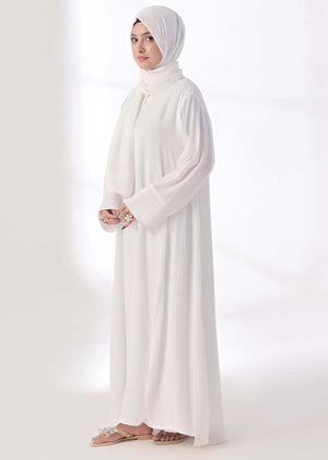 White Abaya for Women