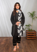Black Kurta Set for Women