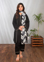Black Kurta Set for Women