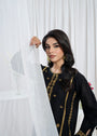 Black Kurta Set for Women