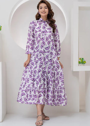 Dark orchid Frock for Girl