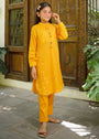 Mustard Kurta Set for Girl