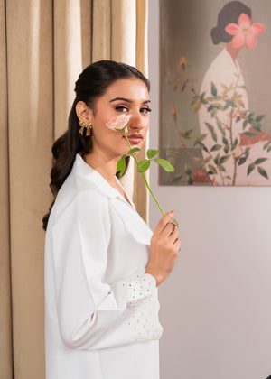 Off-white Kurta Set for Women