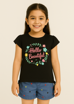 Black T Shirt for Girl