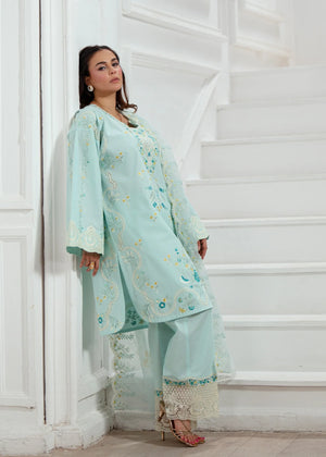 Ice blue Unstitched for Women