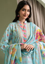 Sky blue Unstitched for Women