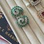 Green Studs for Women