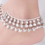 White Anklet for Women