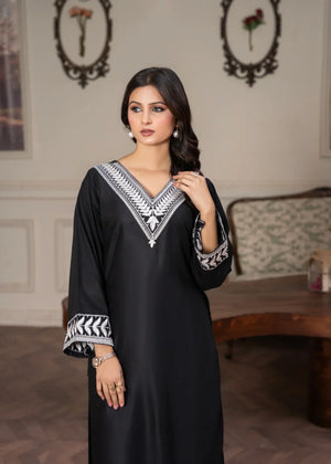 Black Kurta Set for Women