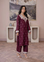 Plum Kurta Set for Women
