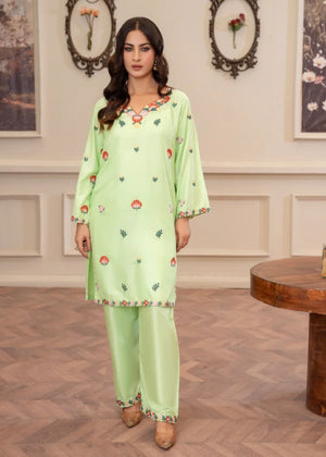 Pistachio green Kurta Set for Women