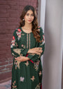 Dark green Kurta Set for Women
