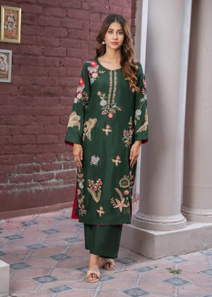 Dark green Kurta Set for Women