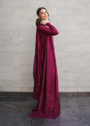 Maroon Kurta Set for Women