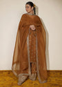 Copper orange Kurta Set for Women