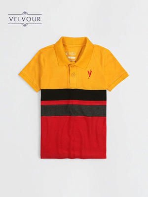 Boy's Polo Shirt (Short Sleeve) By Velvour Art# VBP05-C