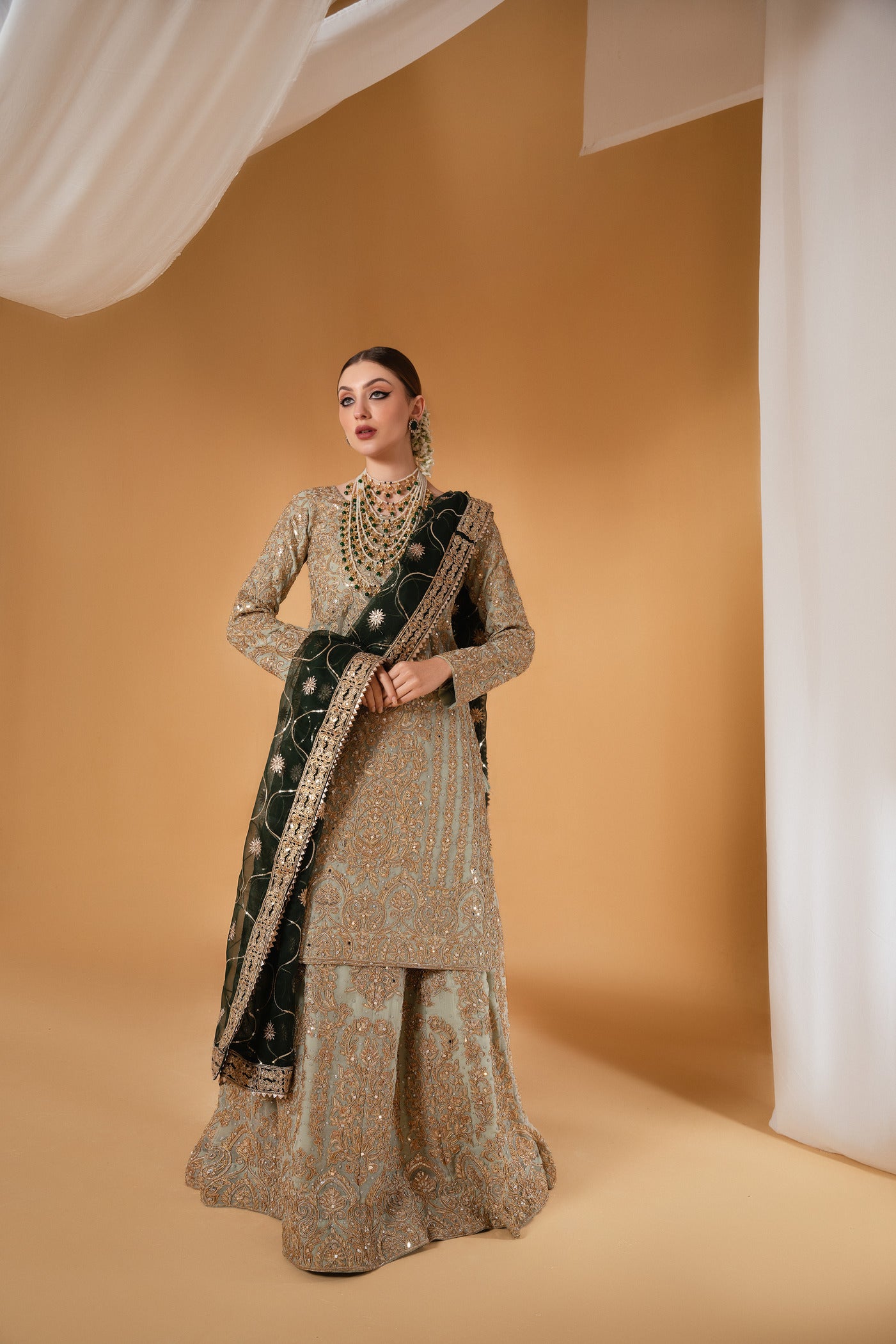 Pakistani Wedding Dress for Bride in Maxi Style #BS629 | Pakistani bridal  dresses, Bridal dress design, Pakistani lehenga