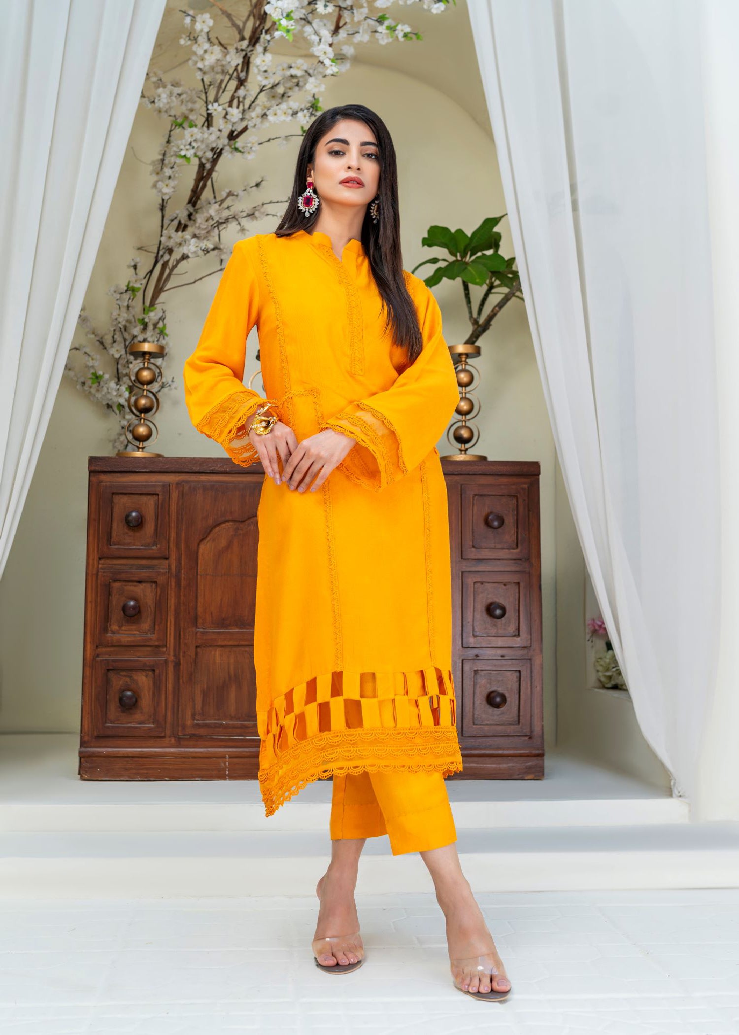 Latest Angrakha Style Dress Designs For Women 2017-2018 | BestStylo.com |  Tunics for women indian, Angrakha style dresses, Pakistani frock design