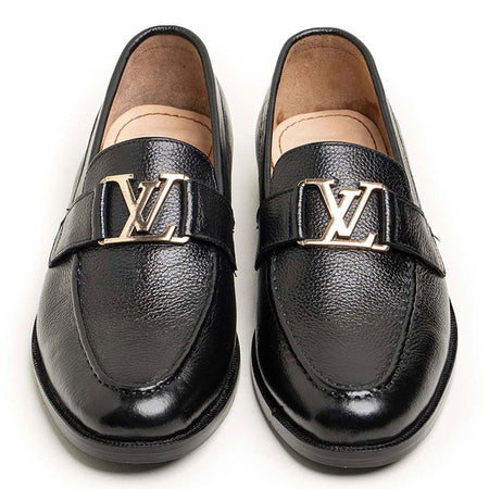 brown lv formal shoes