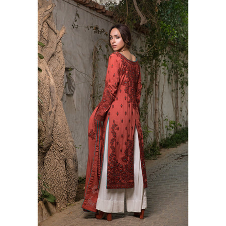 Traditional Dori Kurta with an Open Back