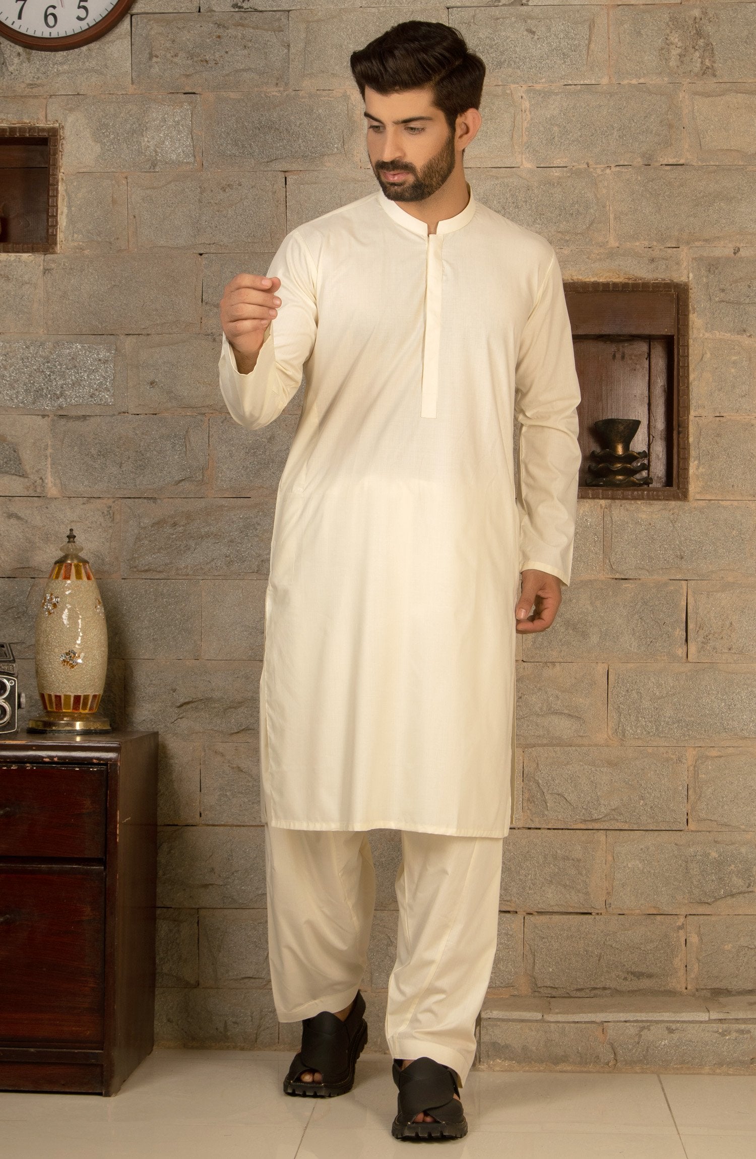 cream colour shalwar kameez mens