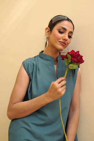 Blue Kurta Set for Women