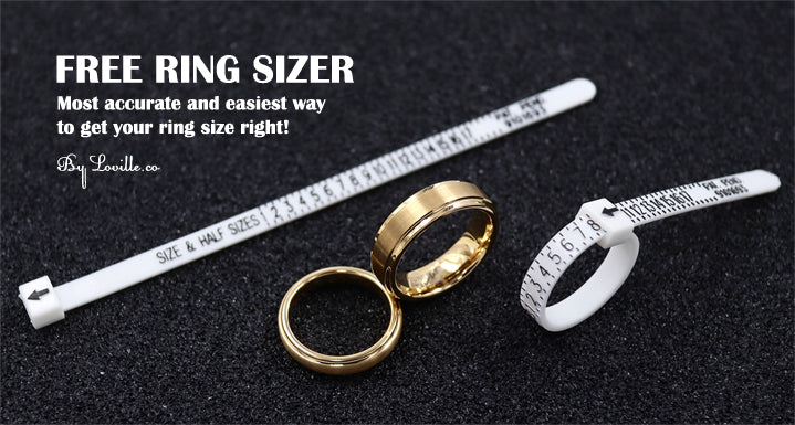  COHEALI 54 Sheets Ring Size Adjustment Metal Ring