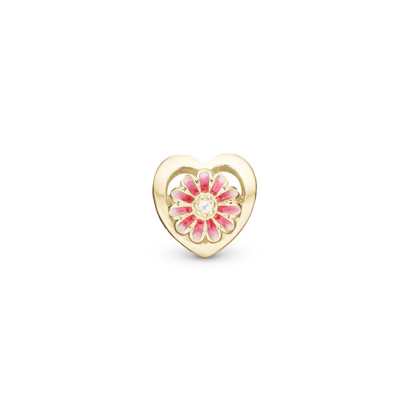 Supermarked hjælper Antologi Christina Jewelry - Pink Marguerit, forgyldt charm (sølvarmbånd) - Mod –  guldsmed-smeds.dk