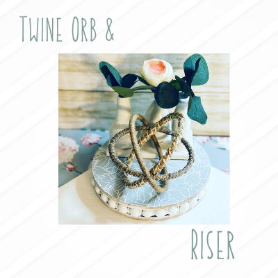 Twine Orb and Riser craft project