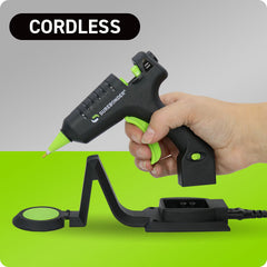 Shop-able image to Surebonder's cordless, corded detail tip mini glue glue