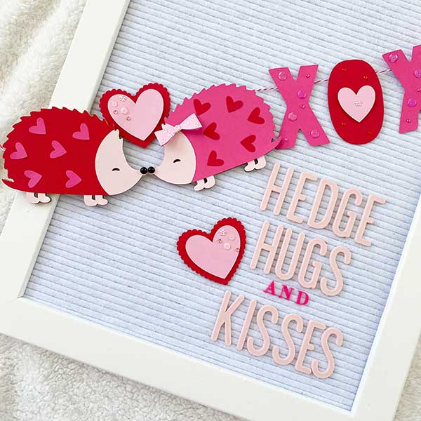Valentines themed craft project