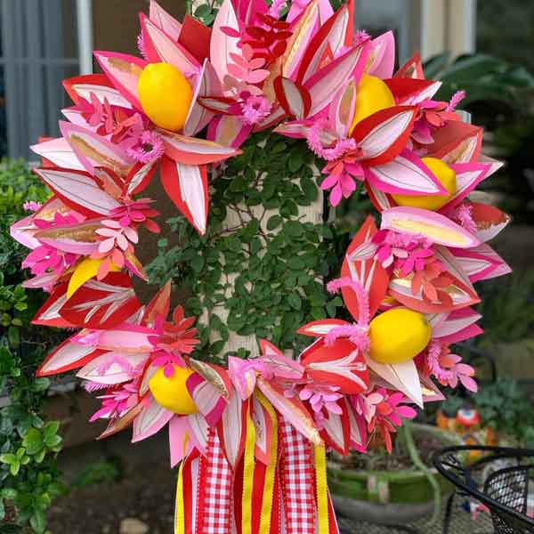 pink-and-yellow-lemons-and-leaves-wreath-project-image