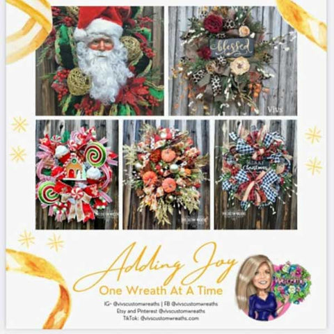 Vivs Custom Wreaths featured in Southern Women Magazine