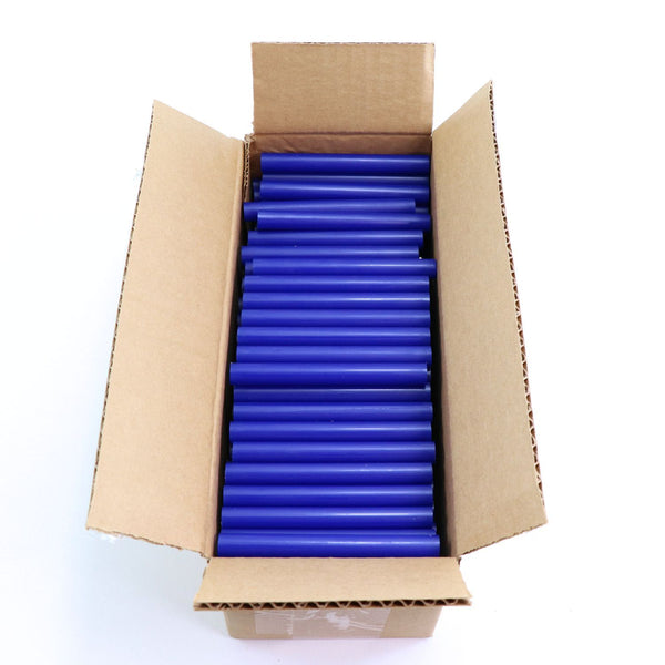 Download 725R54CBLUE Full Size 4" Blue Color Hot Glue Stick - 5 lb Box - Surebonder