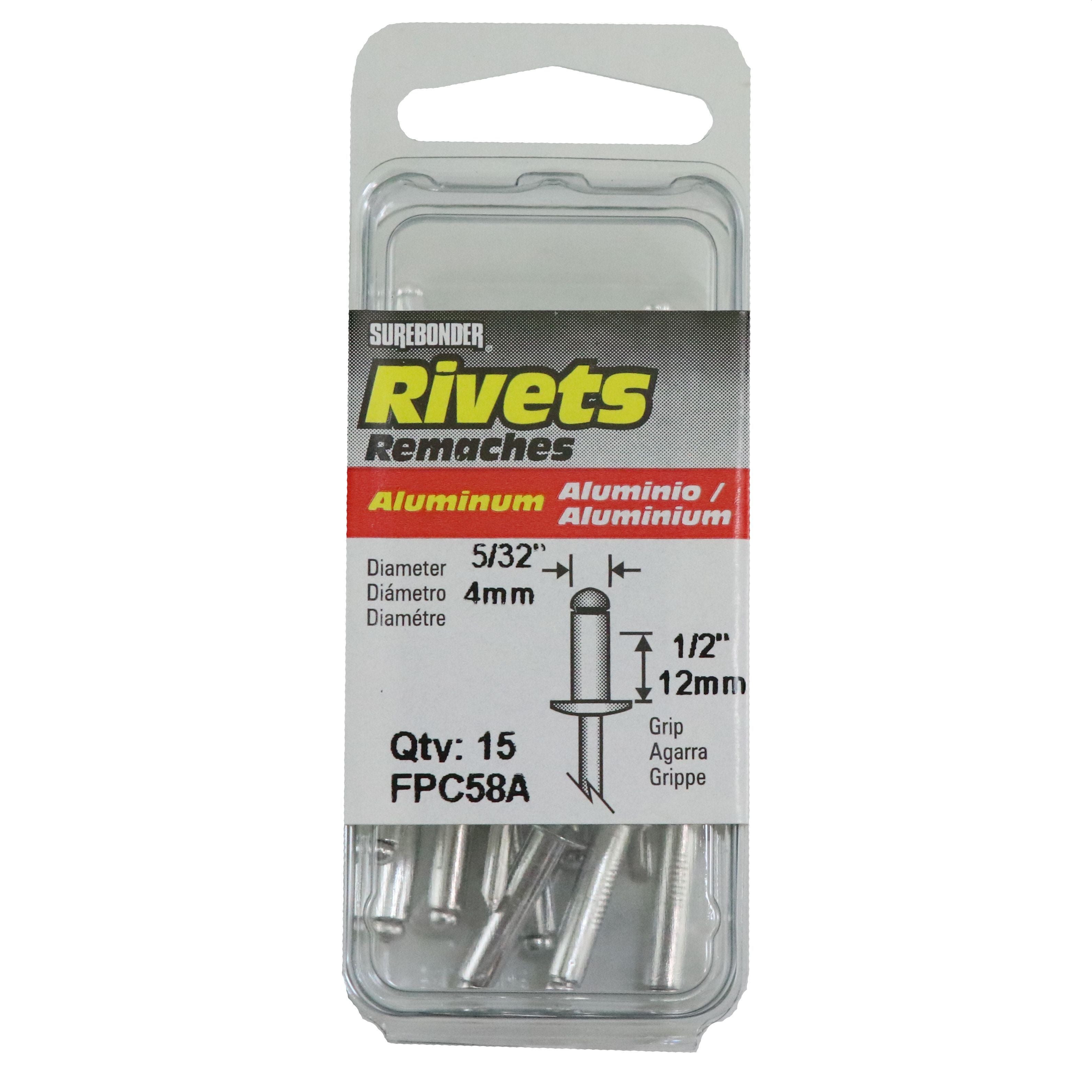 long aluminum split rivet