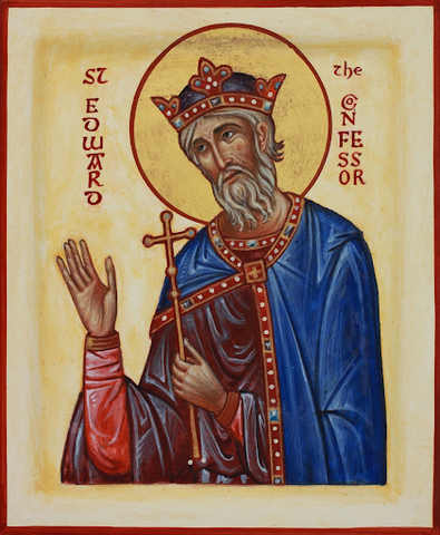 A depiction of St. Edward the Confessor