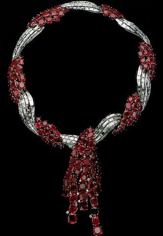 The Duchess of Windsor’s Van Cleef & Arpels ruby necklace