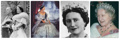 Famous images of the Queen Mother wearing the Oriental Circle