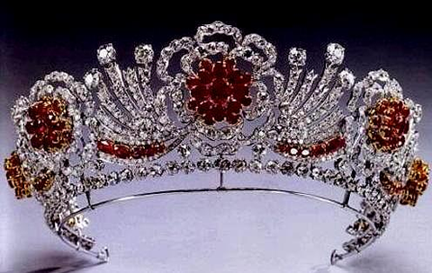 The Burmese Ruby Tiara; Image: The Royal Order of Sartorial Splendor