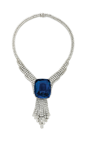 The Blue Belle of Asia necklace