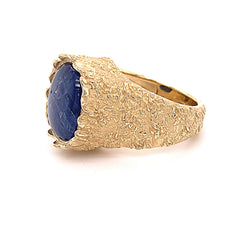 23.13ct Sapphire Mountain Ring set in 10kt Yellow Gold