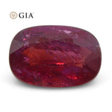1.16 ct Cushion Ruby GIA Certified Mozambique Unheated