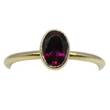 Ruby Stacker Ring set in 14kt Yellow Gold